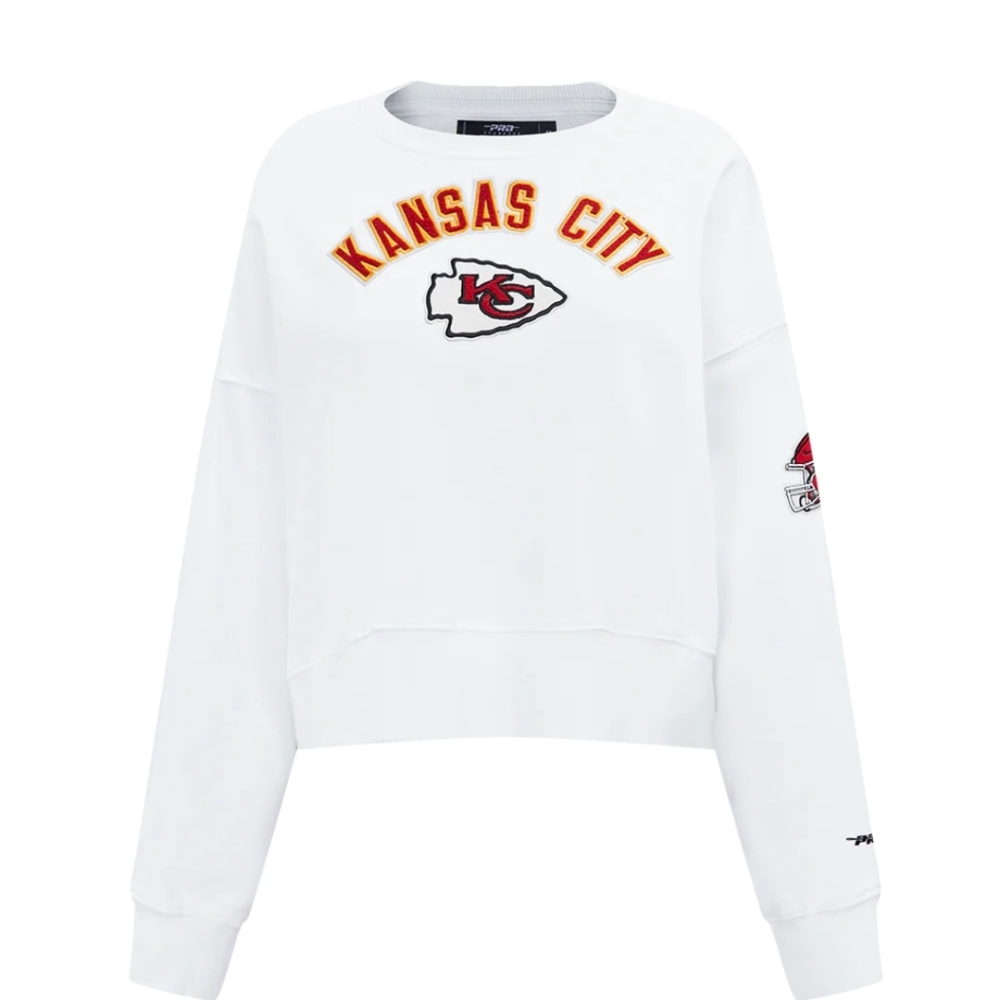 Kansas City Chiefs White Sweatshirt